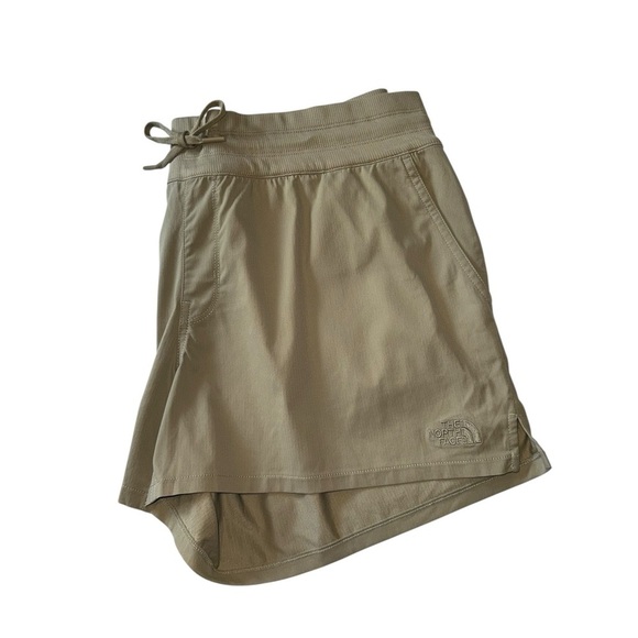 The North Face Womens Aphrodite Motion Shorts in XL Kelp tan - Picture 5 of 6